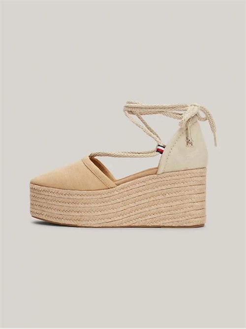 CLOSED TOE LINEN FLA TOMMY HILFIGER | FW0FW07746/RBL